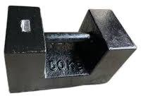 Black Cast Iron Polished Test Weight, for Industrial