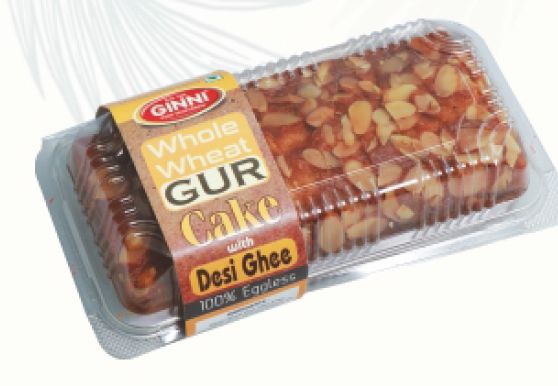 Eggless Whole Wheat Gur Cake, Packaging Type : Box