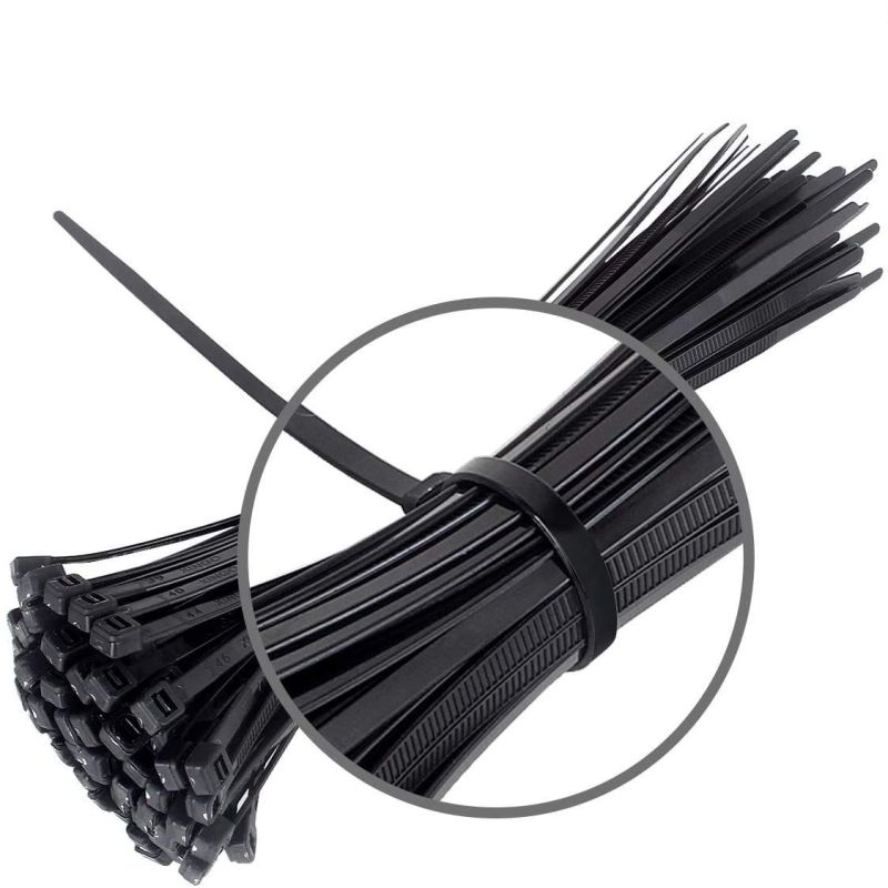 Nylon 150mmx1.9mm Cable Tie, Color : White Black