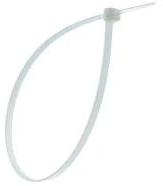 Nylon 450mmx3.6mm Cable Tie, Color : White Black