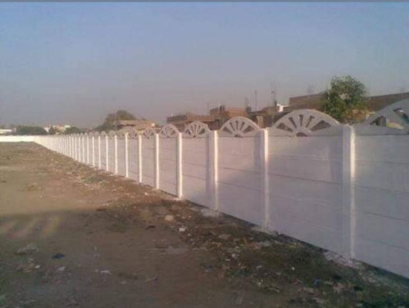 Vertical Prefab Built RCC Precast Boundary Wall