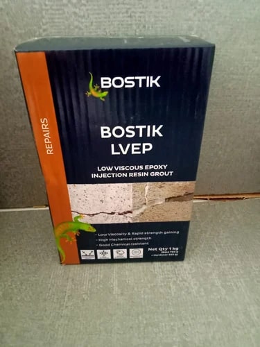 White Bostik Lvep Resin Grout, For Construction Use, Residential, Form : Powder
