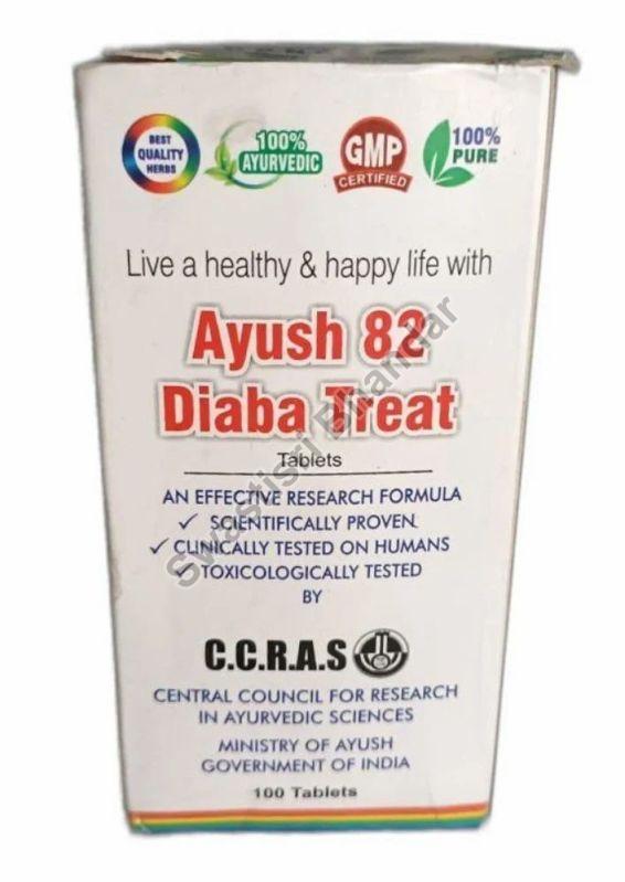 Ayush 82 Diaba Treat Sugar Tablet, for Diabetic Patients, Packaging Type : Box