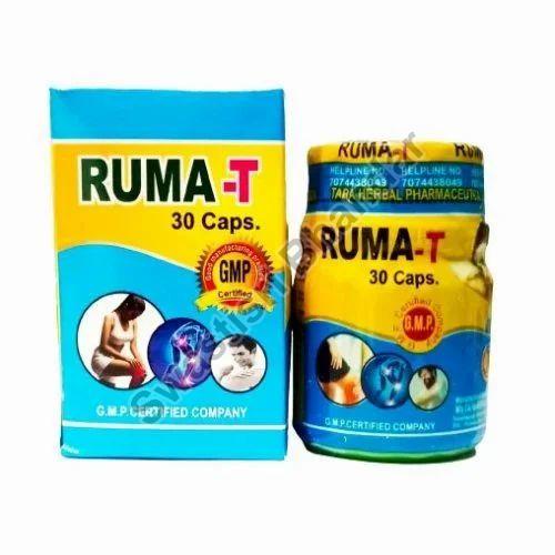 Ruma T Back Pain Capsule, Packaging Type : Box