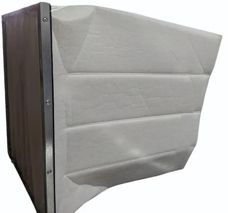 White Plain Polyester Pocket Air Filter