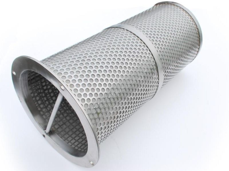 Grey Stainless Steel Basket Filter, for Industrial, Technics : Machine Made