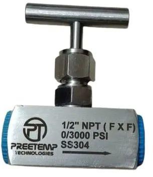 3000 PSI Stainless Steel Needle Valve, for Industrial