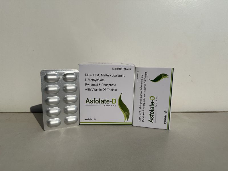 Asfolate-D Tablets, Packaging Type : Box