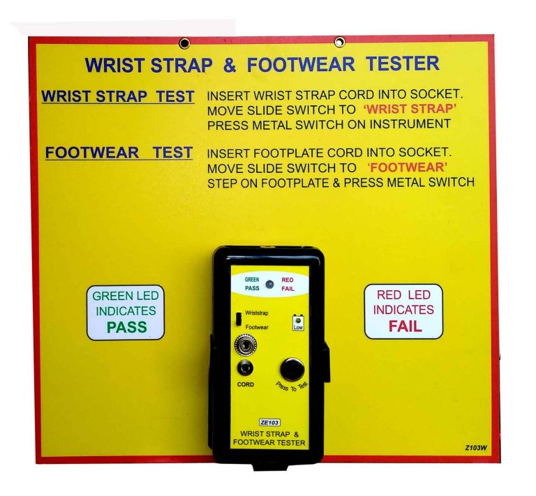 ESD Wrist Strap Footwear Tester, for Watch Use