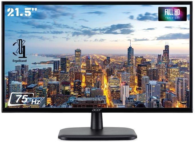 Acer EK220Q 21.5 Inch LCD Monitor, for Home, Office, School, Feature : Durable, High Speed, Stable Performance