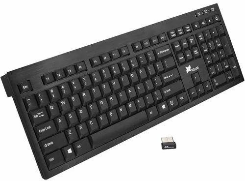 Wireless Keyboard, for Computer, Laptops, Color : Black