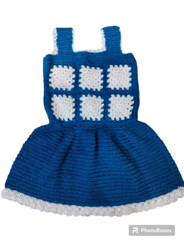 Crochet summer baby frock