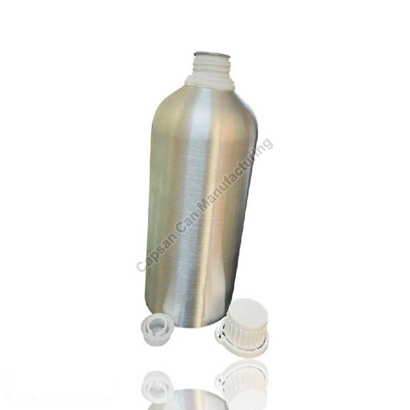 1000ml Aluminium Bottle, for Storing Liquid, Color : Silver