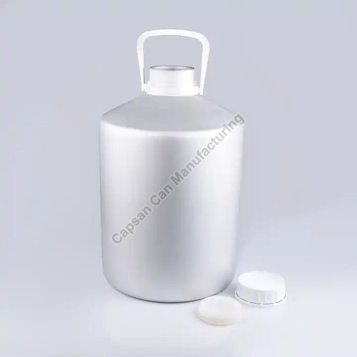 Matt Finish Aluminium Chemical container, Capacity : 5000ml