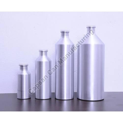 Silver Pesticide Aluminium Bottle, Feature : Eco Friendly, Fine Quality