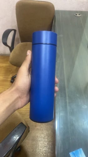 Stainless Steel Blue Temperature Water Bottle, Capacity : 500ml