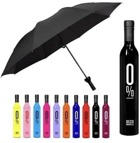 Polyester Plain Bottle Umbrella, Size : 20 x 5 x 5 Centimeters