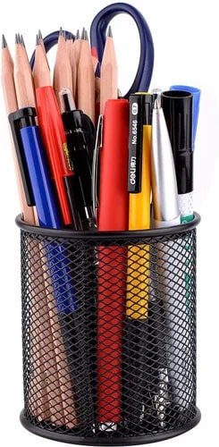 Metal Pen Pencil Holder, Size : Standard