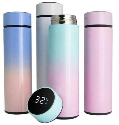 Stainless Steel Rainbow Temperature Water Bottle, for Drinking Purpose, Capacity : 500ml