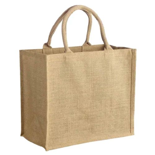 Plain jute shopping bag, Shape : Ractangular