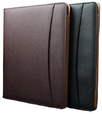 Plain Leather File Folder, Size : A/5