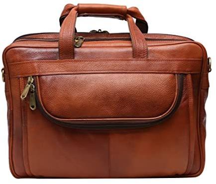 Plain leather laptop bag, Size : Multisize