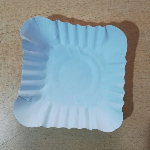 Square Paper Plate, for Serving Food, Feature : Good Quality, Eco Friendly