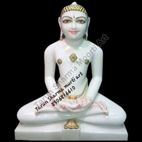 Marble Buddha Statue, for Worship, Packaging Type : Thermocol Box