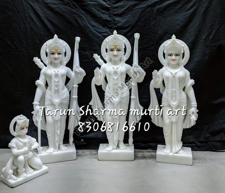 Marble Ram Darbar Statue, for Worship, Packaging Type : Carton Box