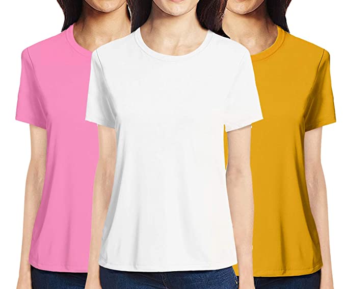 tilskuer tempo aborre Cotton Plain Ladies T-Shirt, for Casual Wear, Feature : Anti-Wrinkle,  Comfortable, Easily Washable - Khadi Vastralaya, Vrindavan, Uttar Pradesh