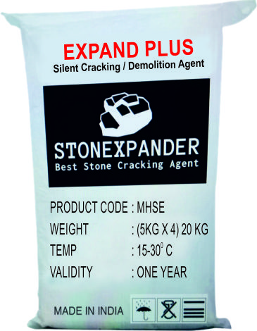 Stonexpander non explosive demolition powder, for Rock Cracking, Excavations, CAS No. : 1305-62-0