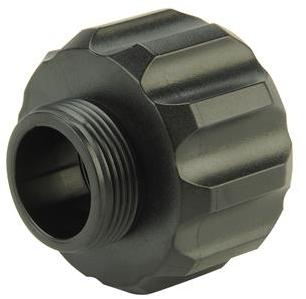 Shrub Adapter with Male Thread, Color : Black