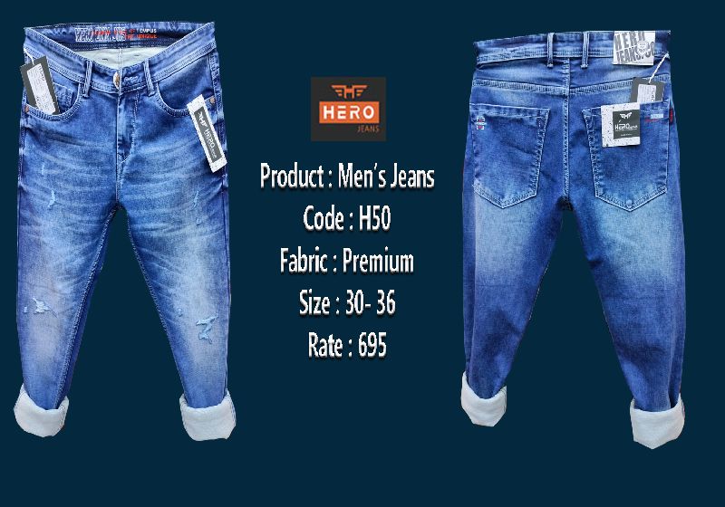 Blue Mens Funky Denim Jeans at Rs 695/piece in New Delhi