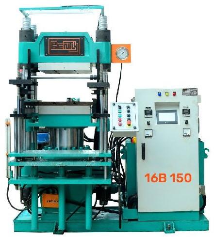 Hydraulic Semi Automatic Rubber Press Machine, Color : Light Green, Grey