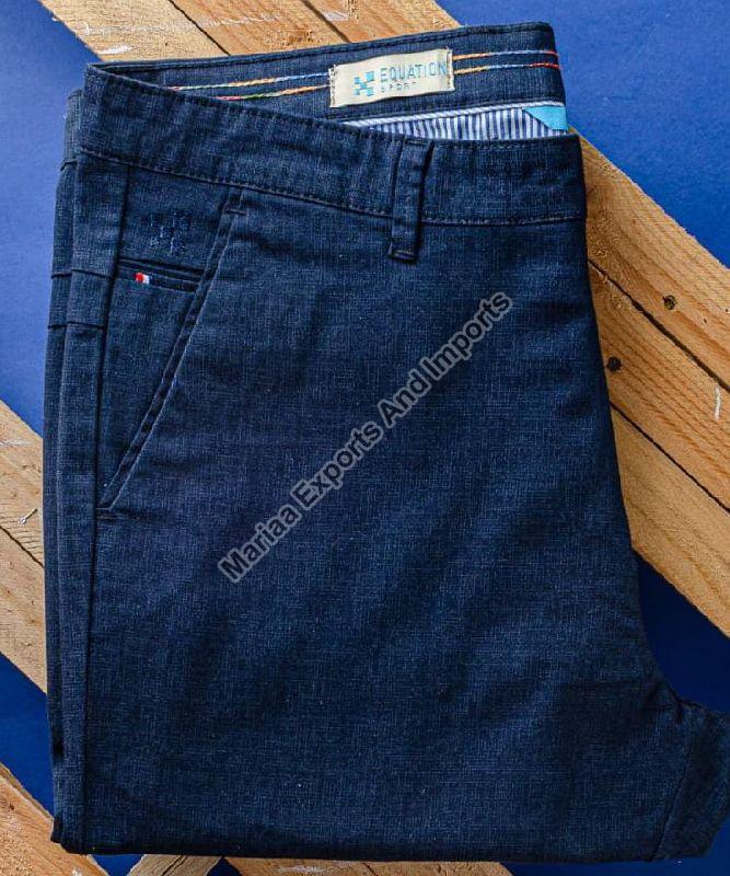 Buy Culture Mens Slim Fit Regular Casual Trousers 28 Sky Blue Light  CUL123 47 at Amazonin