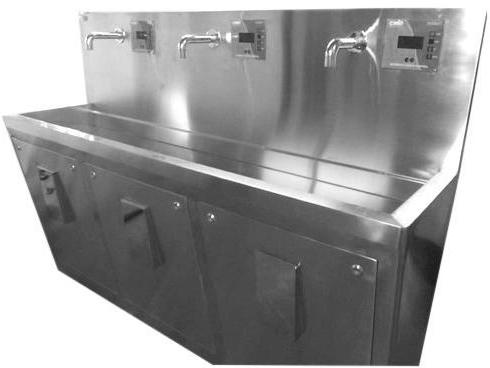 Stainless Steel Laundry Scrub Station, for Hospital, Feature : Anti Corrosive