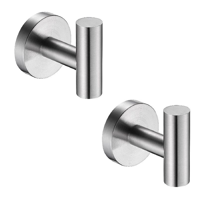 Polished Stainless Steel Robe Hook, for Bathroom Fittings, Feature : High Strength, High Quality, Shiny Look