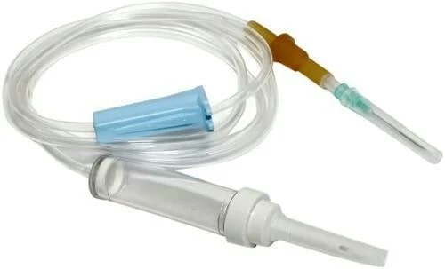 IV Fluid Infusion Set, for Clinic, Hospital, Feature : Disposable, Light Weight