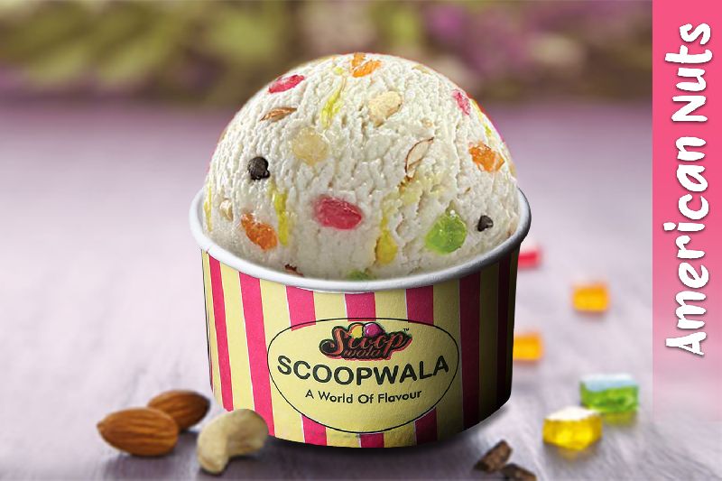 Scoopwala American Nuts Ice Cream, Certification : FSSAI