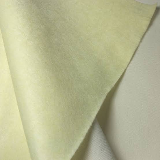 Yellow Woven Aramid Fabric, Pattern : Checked