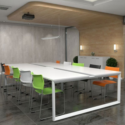 Bamboo Conference Tables, For Office Use, Color : Brown, Creamy, Light Brown, Silver