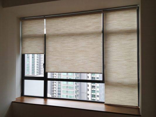 Multicolor Horizontal Roller Blinds, for Balcony, Window, Size : Multisize