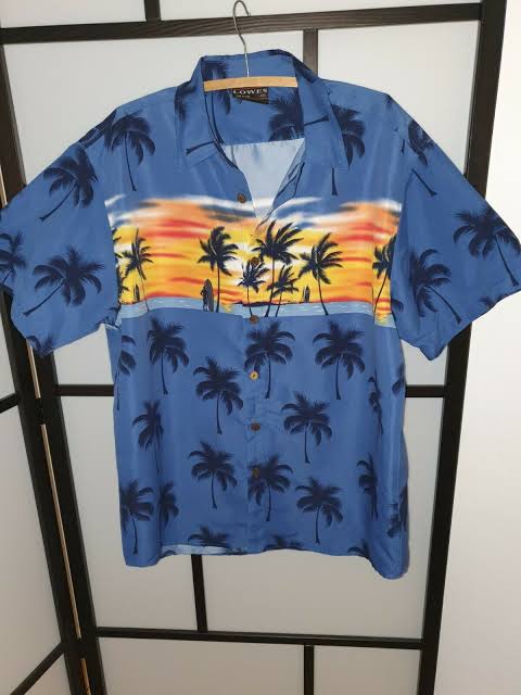 Printed Polyester hawaiian shirts, Size : M, XL, XXL, XXXL, Xxxxl