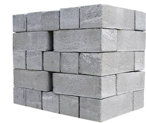 Rectangular Solid Cement Concrete Block, Color : Grey