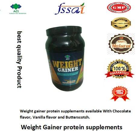 ACI Weight Gainer Protein Powder, Packaging Type : Plastic Container