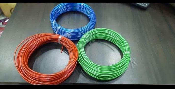 Copper Pvc Coated Cloth Wire, Conductor Type : Solid