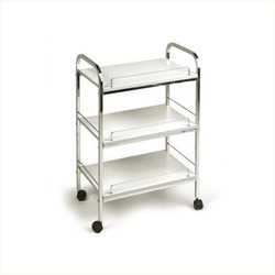 Stainless Steel Hospital Trolley, Feature : Corrosion Proof, Durable, Fine Finishing, High Quality