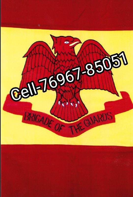 Guards Regiment Flag, for General Use, Feature : Anti-Wrinkle, Eco-Friendly