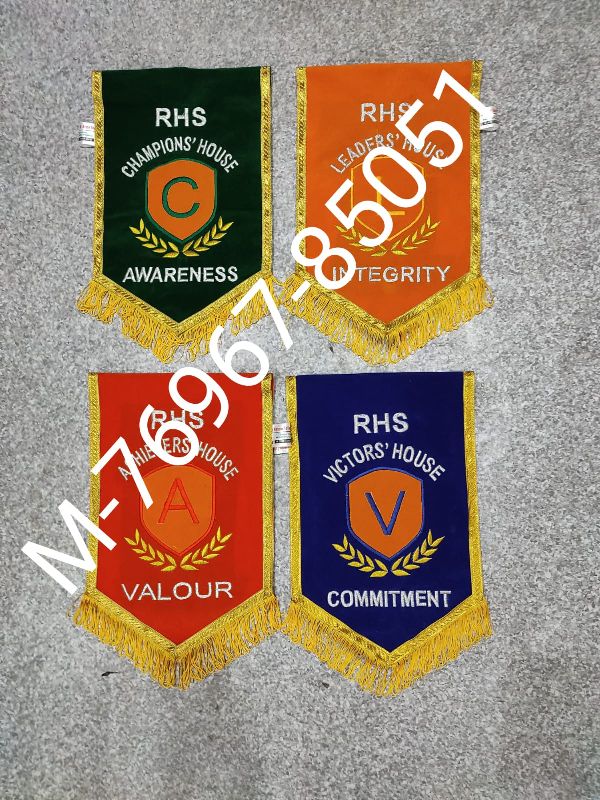 Pipe Band Embroidered Flags