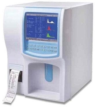 Electric Fully Automatic Blood Cell Counter Machine, Color : White